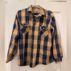 OshKosh B’Gosh Vintage 70s Plaid Flannel, L